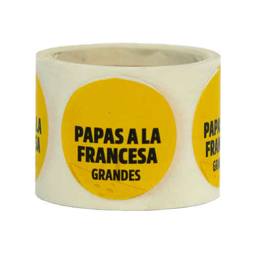 ETIQUETA DELIVERY PAPAS FRAN/GRANDES