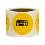 ETIQUETA DELIVERY AROS DE CEBOLLA