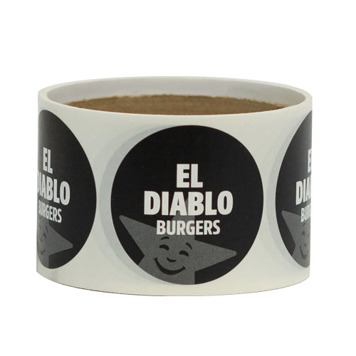 ETIQUETA EL DIABLO BURGERS