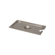 LID METAL 1/3 W/SPOON HOLE