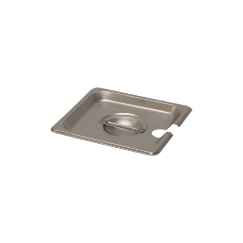LID METAL 1/6 W/SPOON HOLE