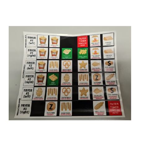 CP LABELS  FRYER TIMER