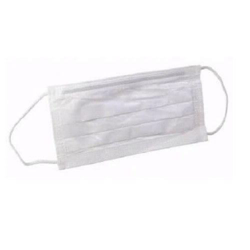 MASK EARLOOP SURG 50/PK