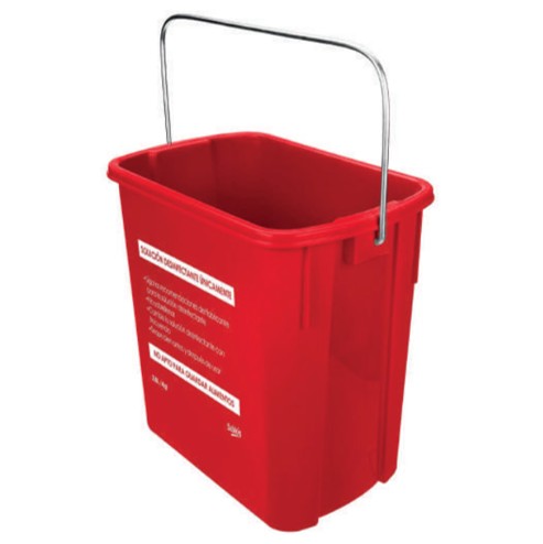 CUBETA RECTANGULAR ROJA 3.8 L
