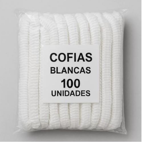 COFIA BLANCA DE 100 PIEZAS