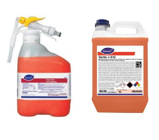 SUMA J-512. SANITIZANTE PARA SUPERFICIES
