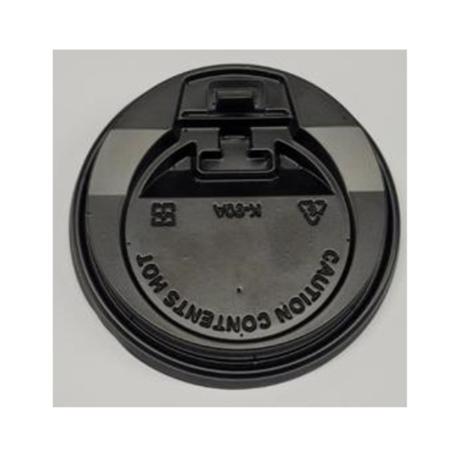 TAPA NEGRA PARA VASO DE CAFE 12 OZ