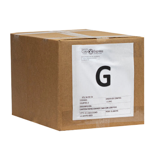 CARTON LARGE FRY CJ 1250PZ