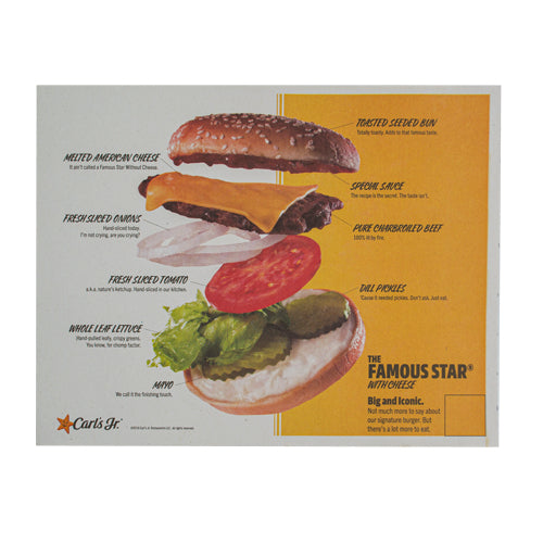 PLACEMAT BIG BACON STAR 2M