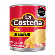 PIÑA EN ALMIBAR EN REBANADAS