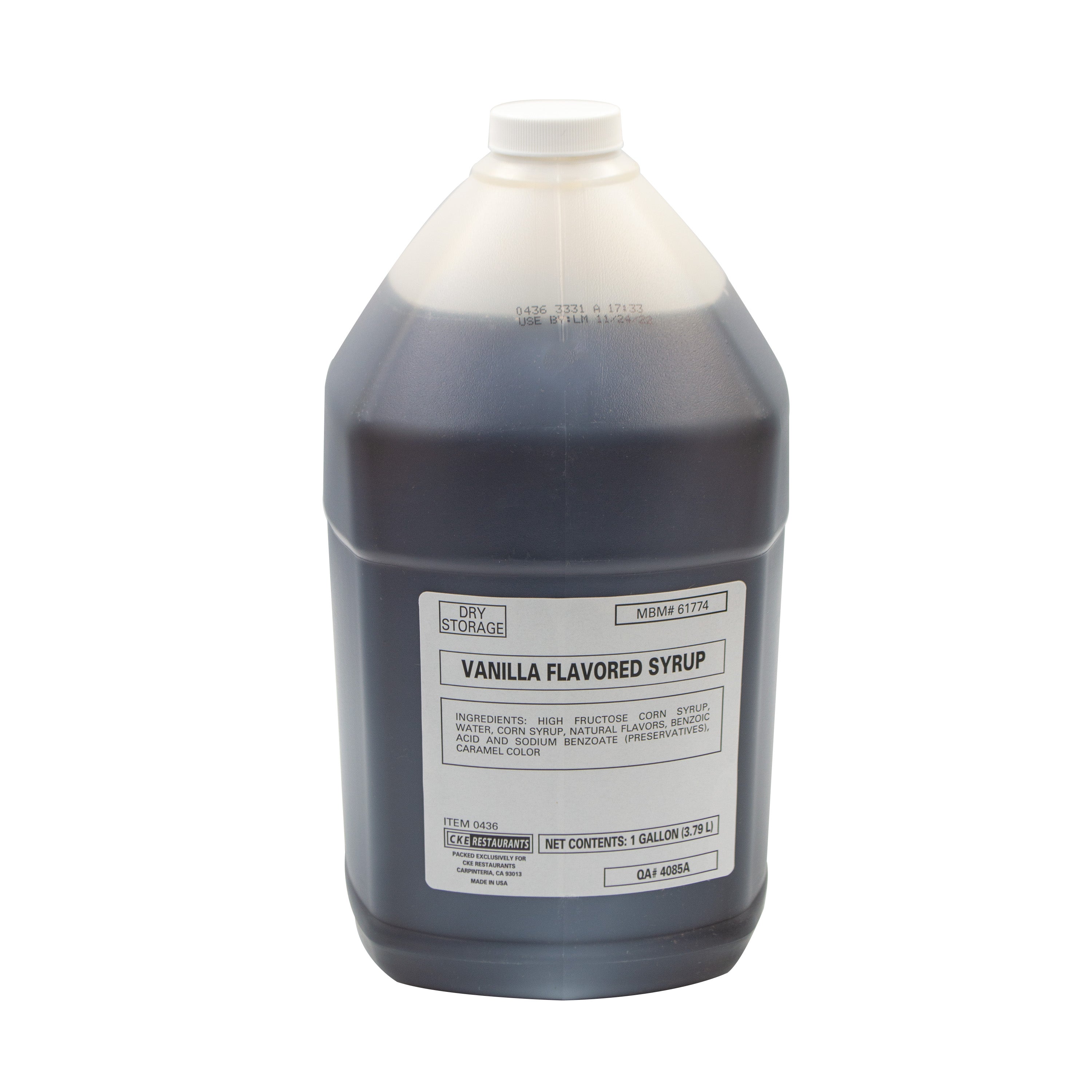 SYRUP HANDSCOOP VANILLA4/ 1GL