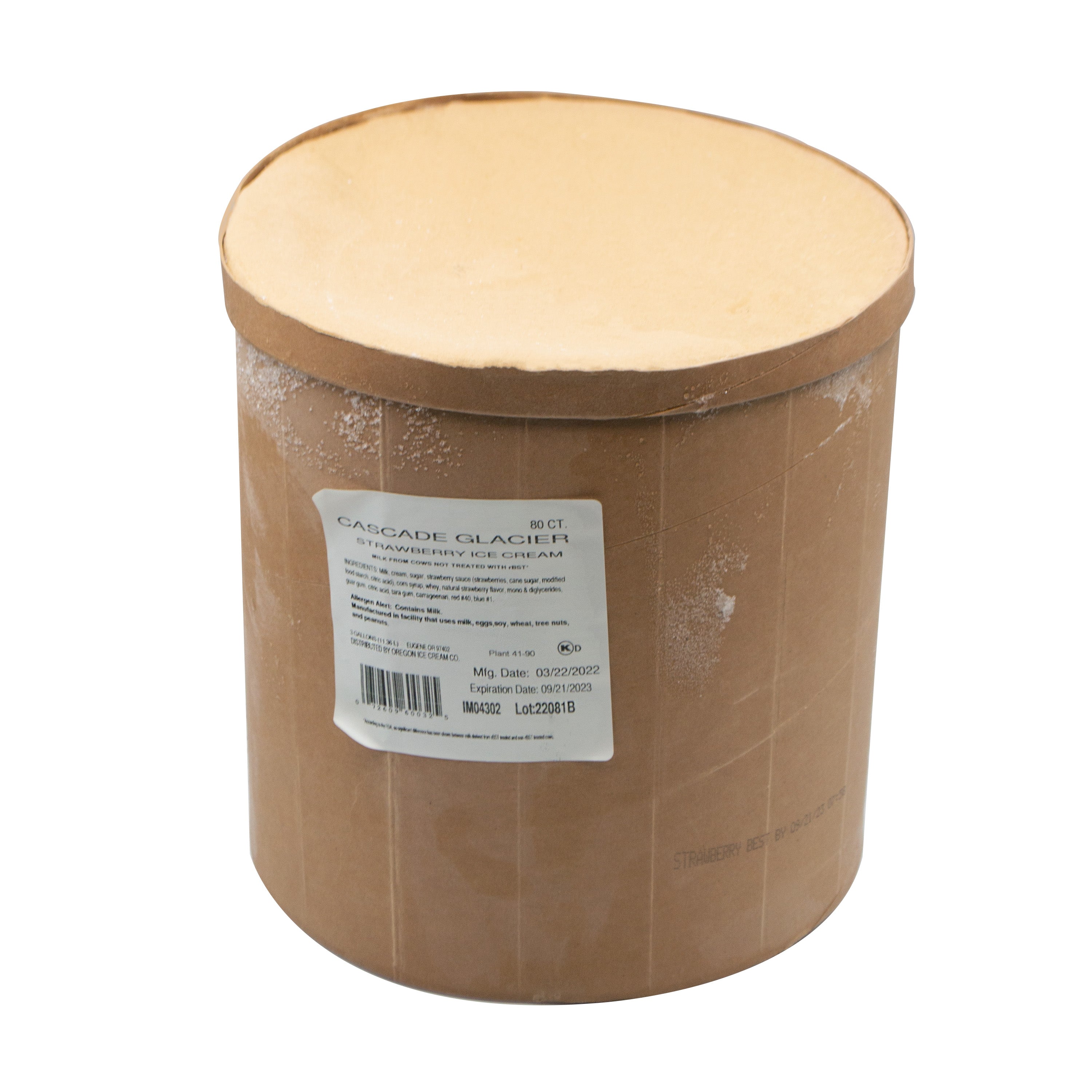 ICE CREAM TUB 3 GLS FRESA