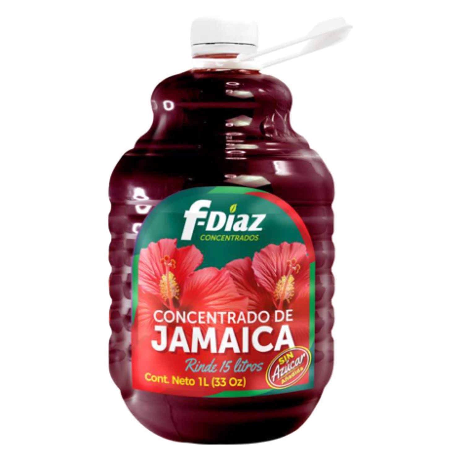 CONCENTRADO DE JAMAICA 1 LITRO SIN AZUCAR